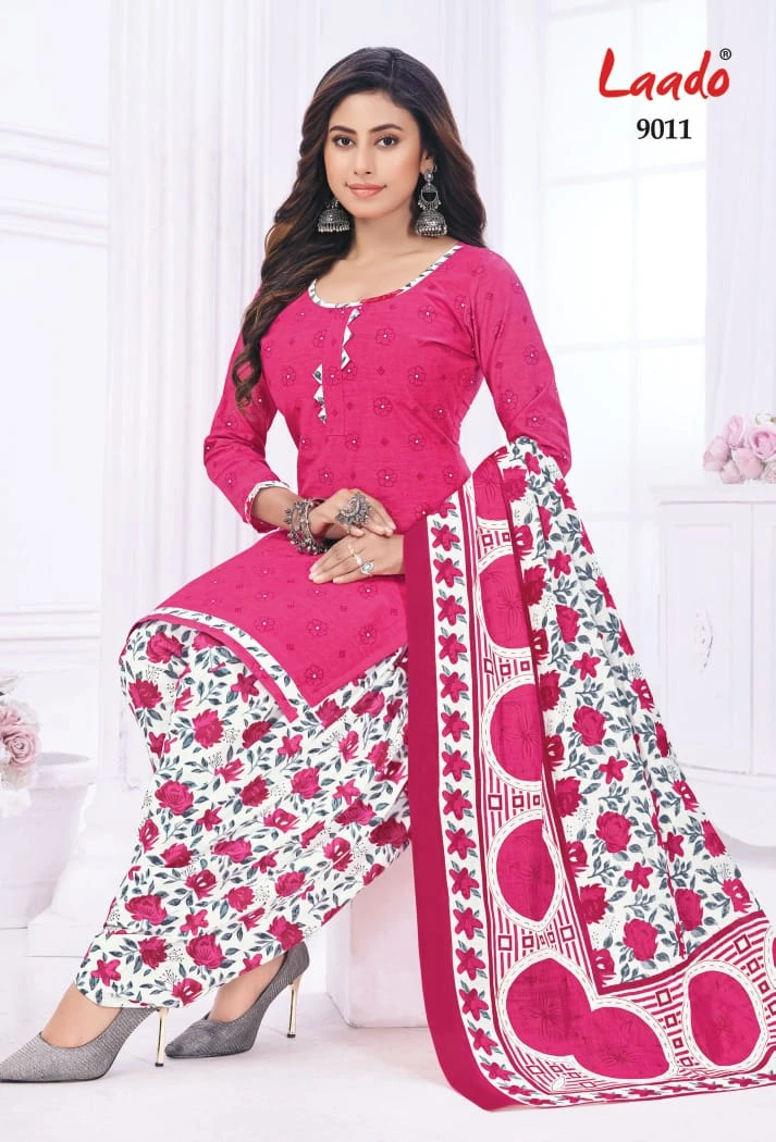 Laado Nadiya Patiyala Vol-9 - Dress Material